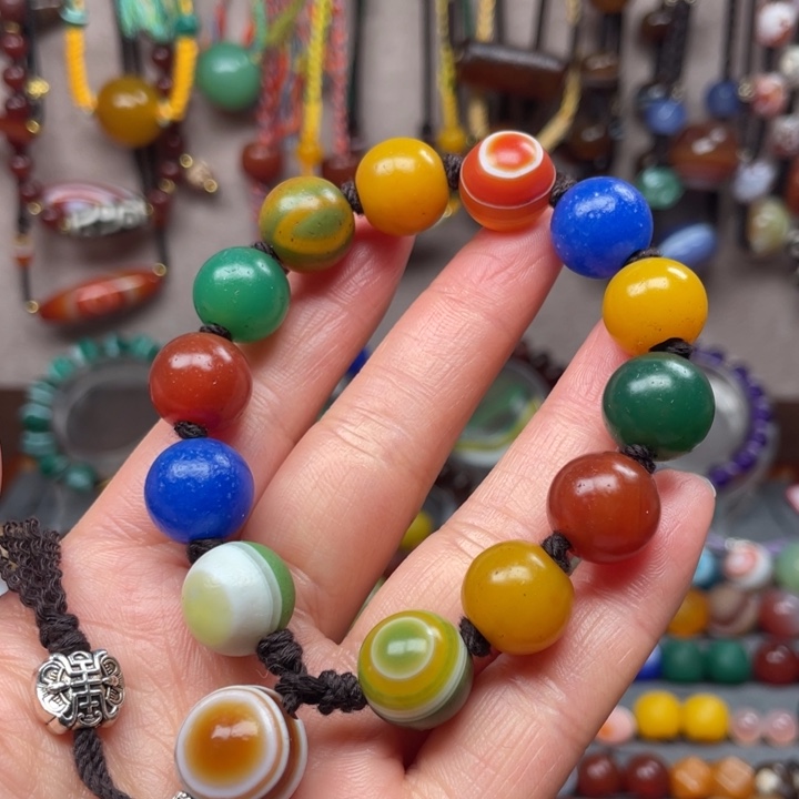 玛瑙/玉髓手链未镶嵌