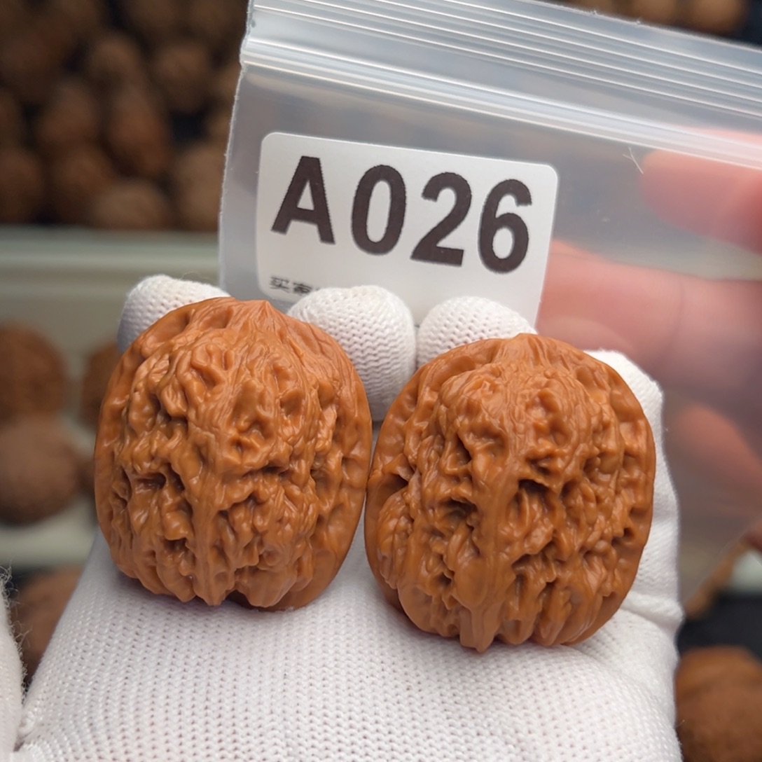 路***过手串文玩核桃A026将军膀35