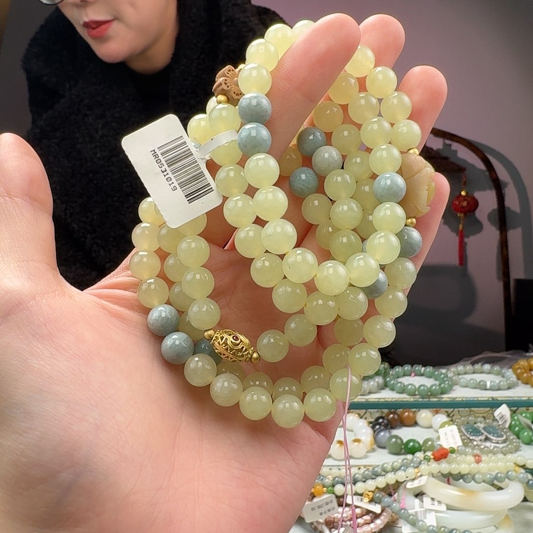 和田玉手串未镶嵌