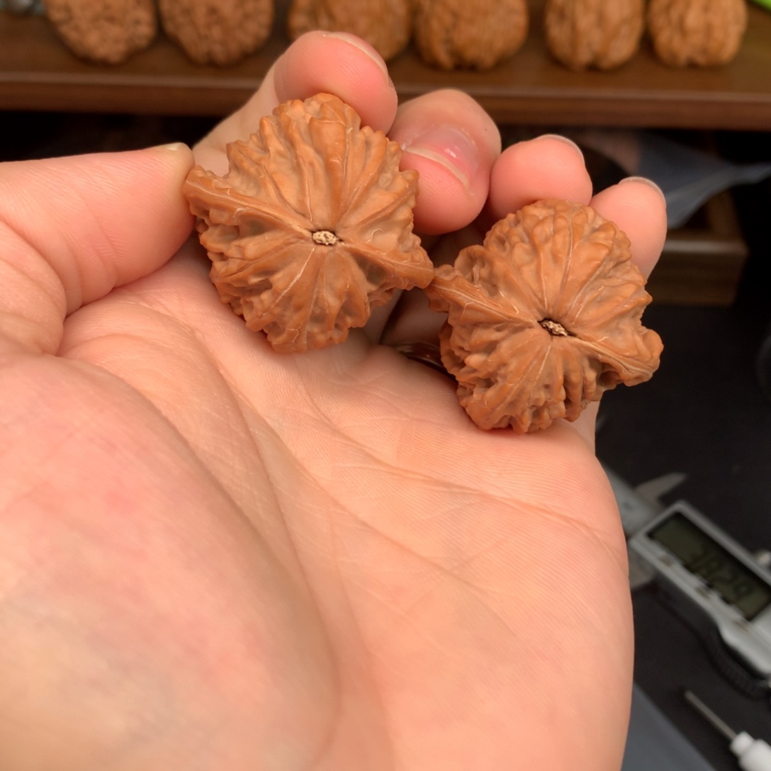 夏***目文玩核桃手串36磨盘
