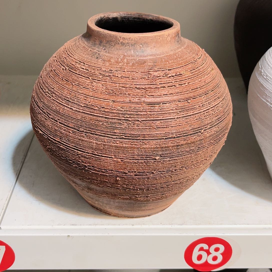 红陶无孔无孔口径8高度20