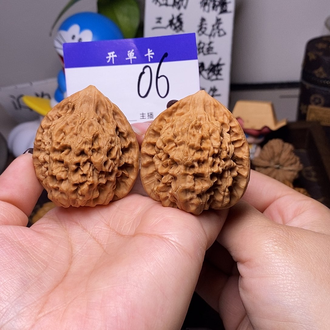 吊坠桃核文玩核桃官帽46全品n