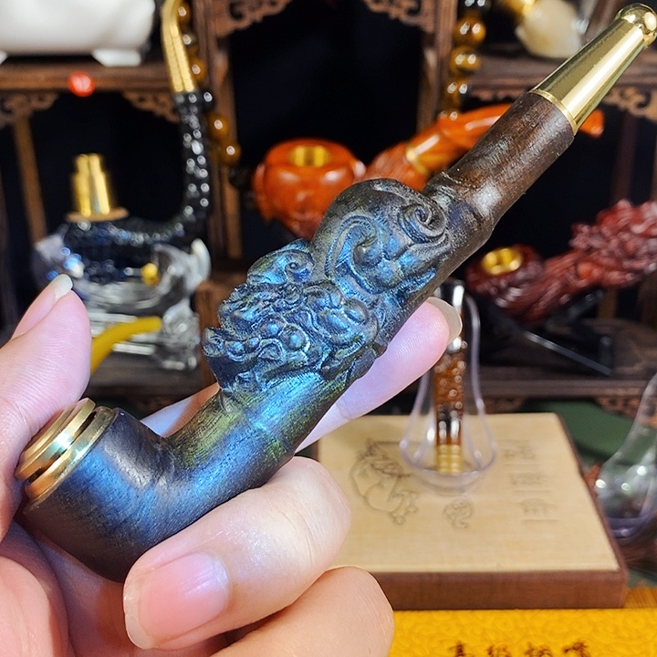 高端定制金丝楠烟嘴