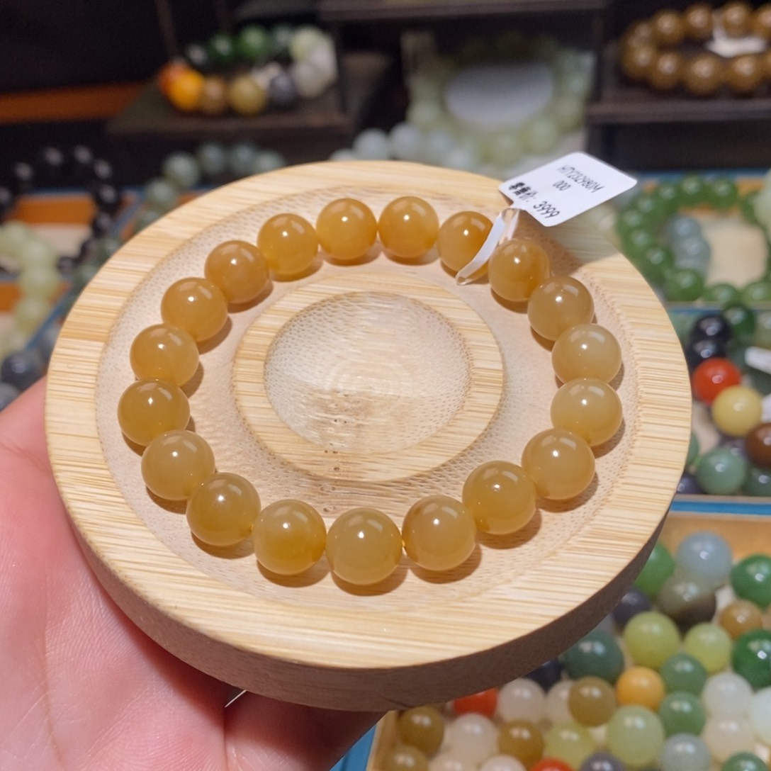 和田玉手串未镶嵌W 10