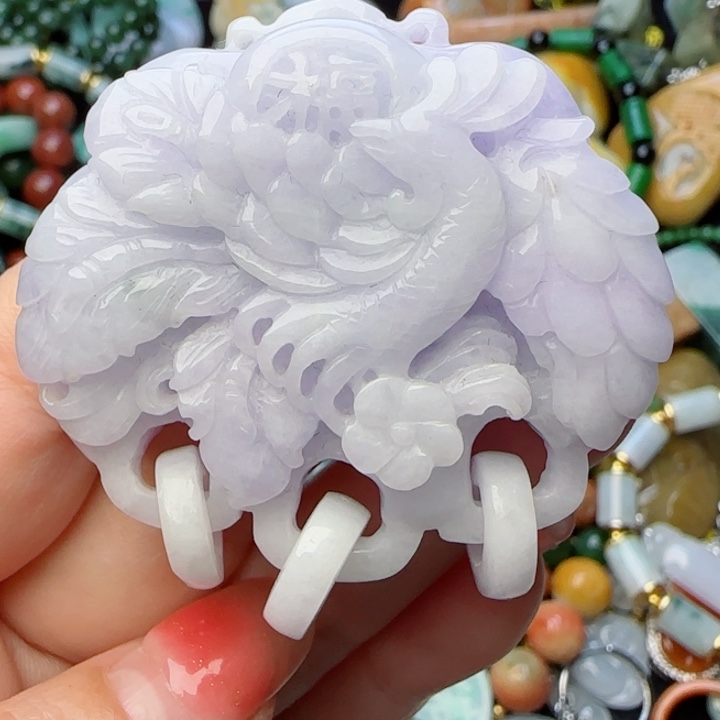 翡翠颈饰未镶嵌M*?天然A货