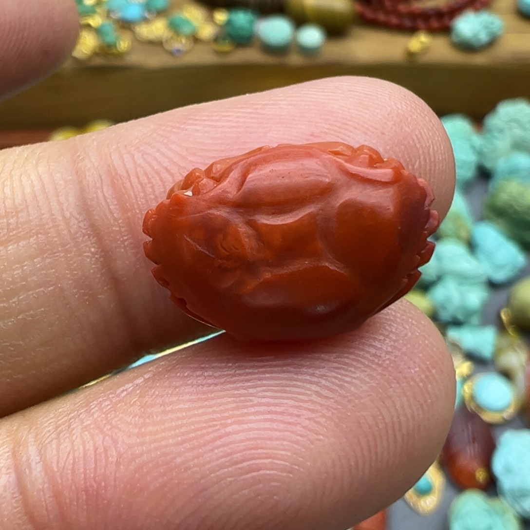 南红玛瑙颈饰未镶嵌