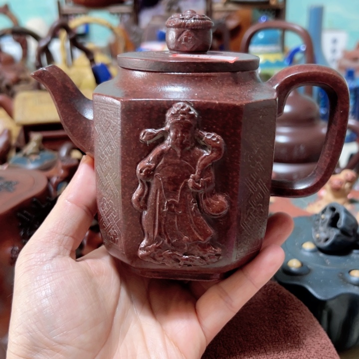 茶壶紫砂紫砂壶收藏起来了！