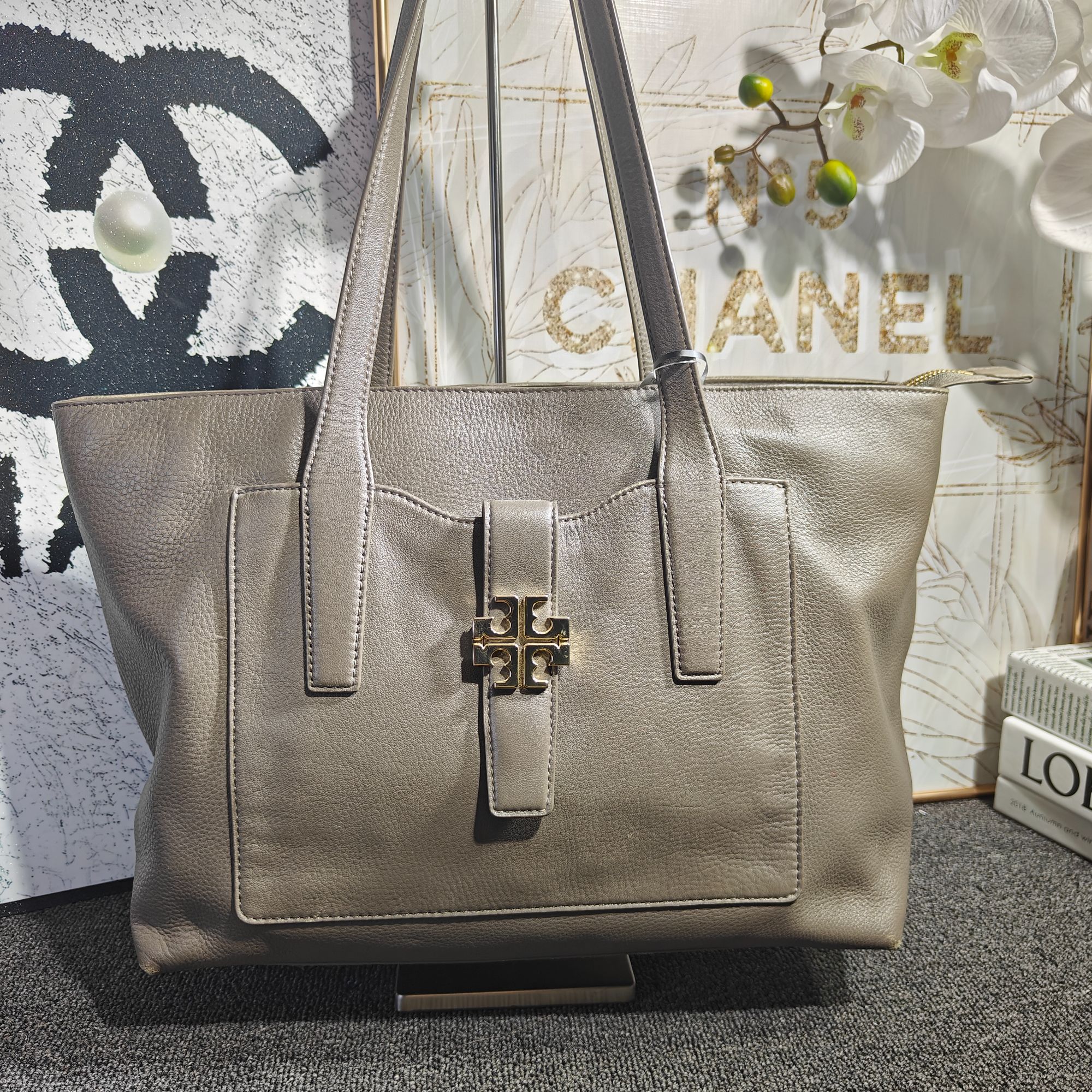 95新 TORY BURCH/汤丽柏琦 TB单肩包G25100849尺寸36x28