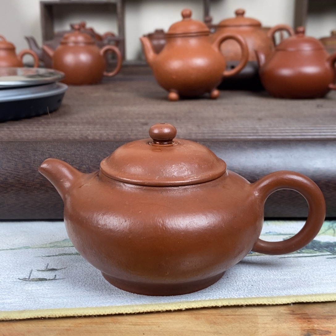 石***汤黄龙山原矿朱泥壶