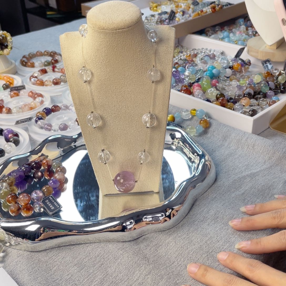 水晶手链银S925镶嵌