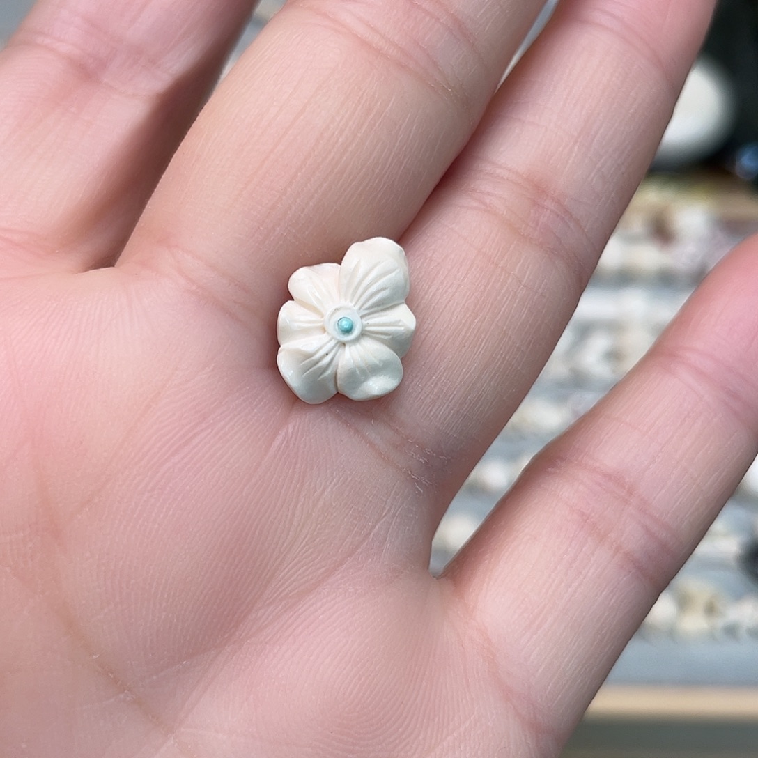 猛犸象牙手串/手链/手镯蔷薇花