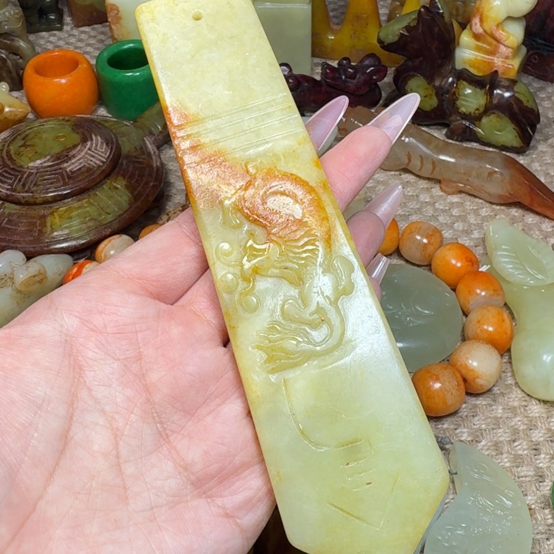 白玉菩提吊坠挂件
