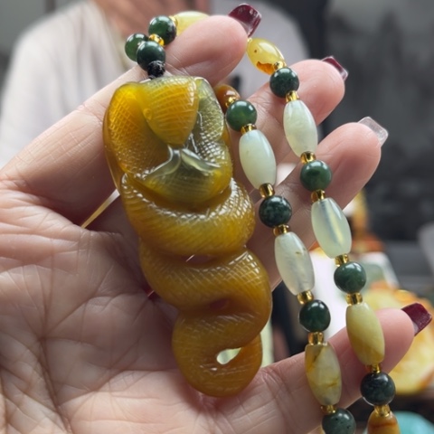 岫玉挂件未镶嵌挂件