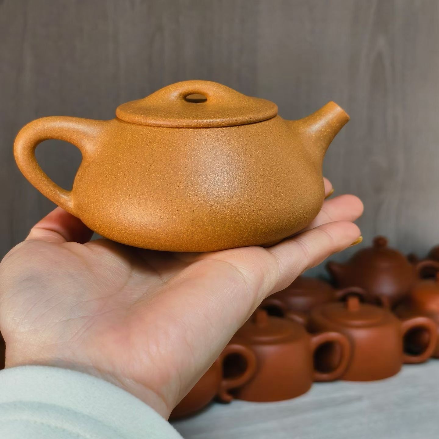 原矿零添加老档口黄金段石瓢壶