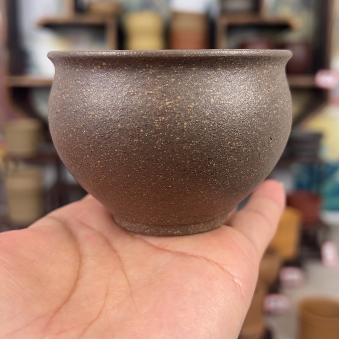 紫砂茶杯拙器甄选，纯原本矿。