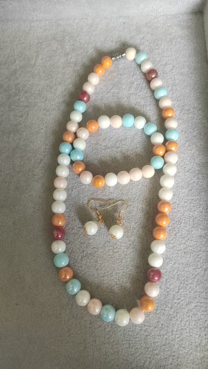 精品时尚七色绞珠套装六110