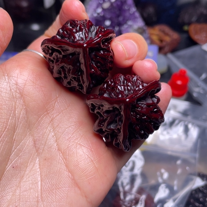 文玩核桃把件三棱子