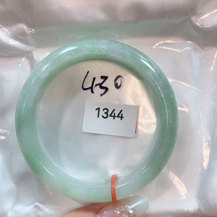 翡翠手镯未镶嵌天然翡翠手镯57