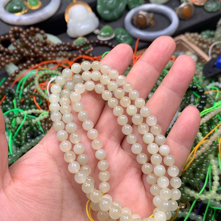 和田玉未镶嵌手链18