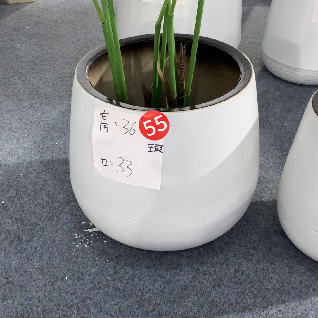 高温陶瓷花盆微瑕