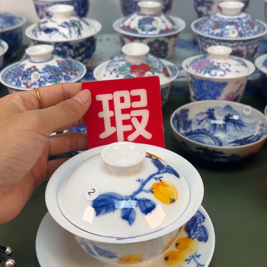 木木景德镇纯手绘茶具2