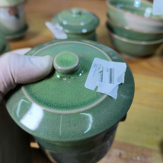 舒***坦瓷片磁州窑五厂盘碗壶杯有瑕疵