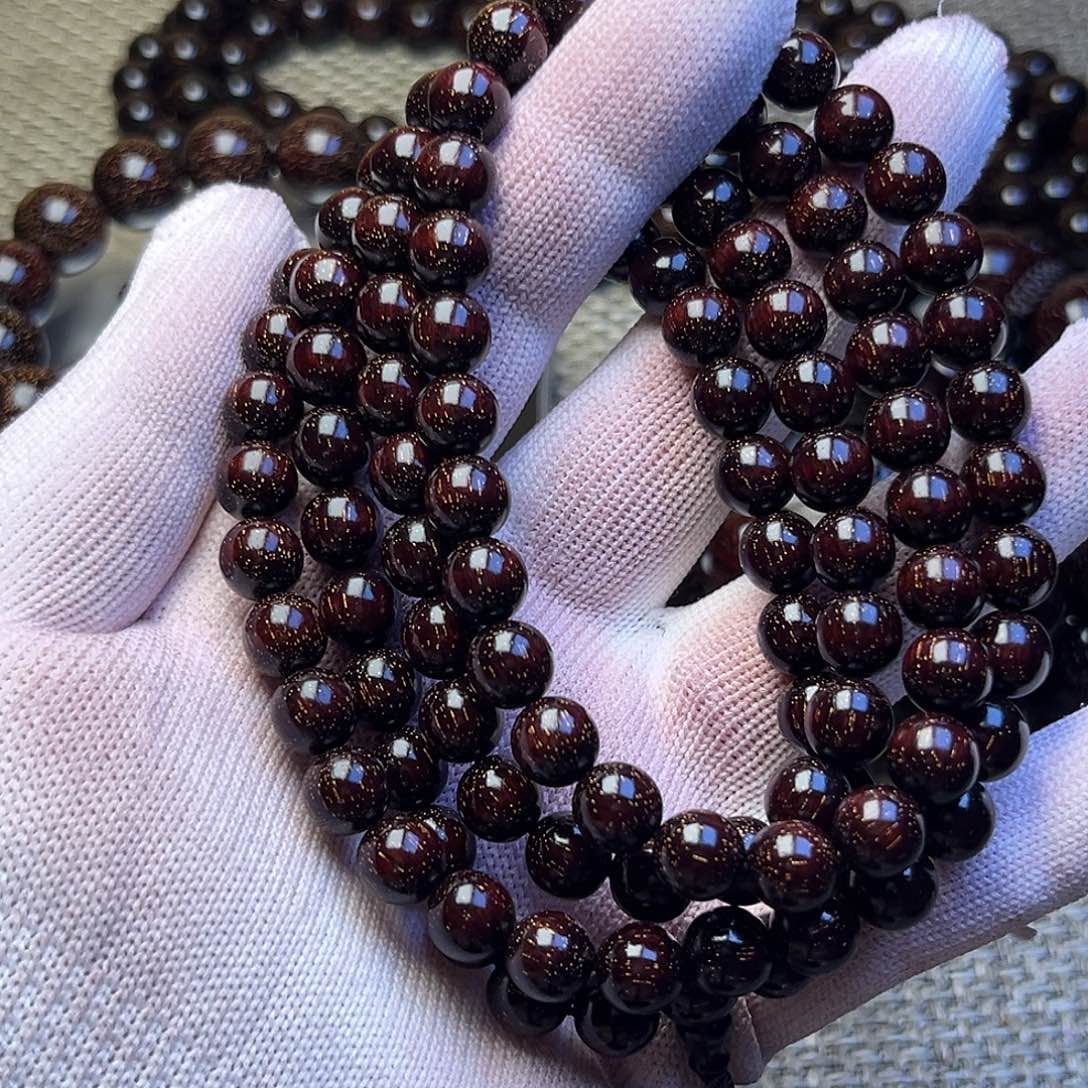 ୯***୬檀香紫檀（小叶紫檀）0.8 108颗满星