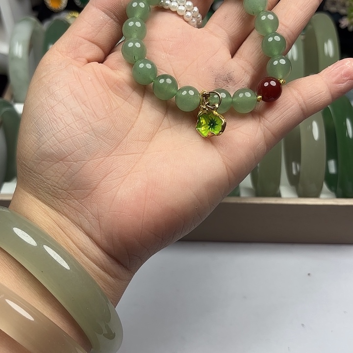 东陵石未镶嵌手链