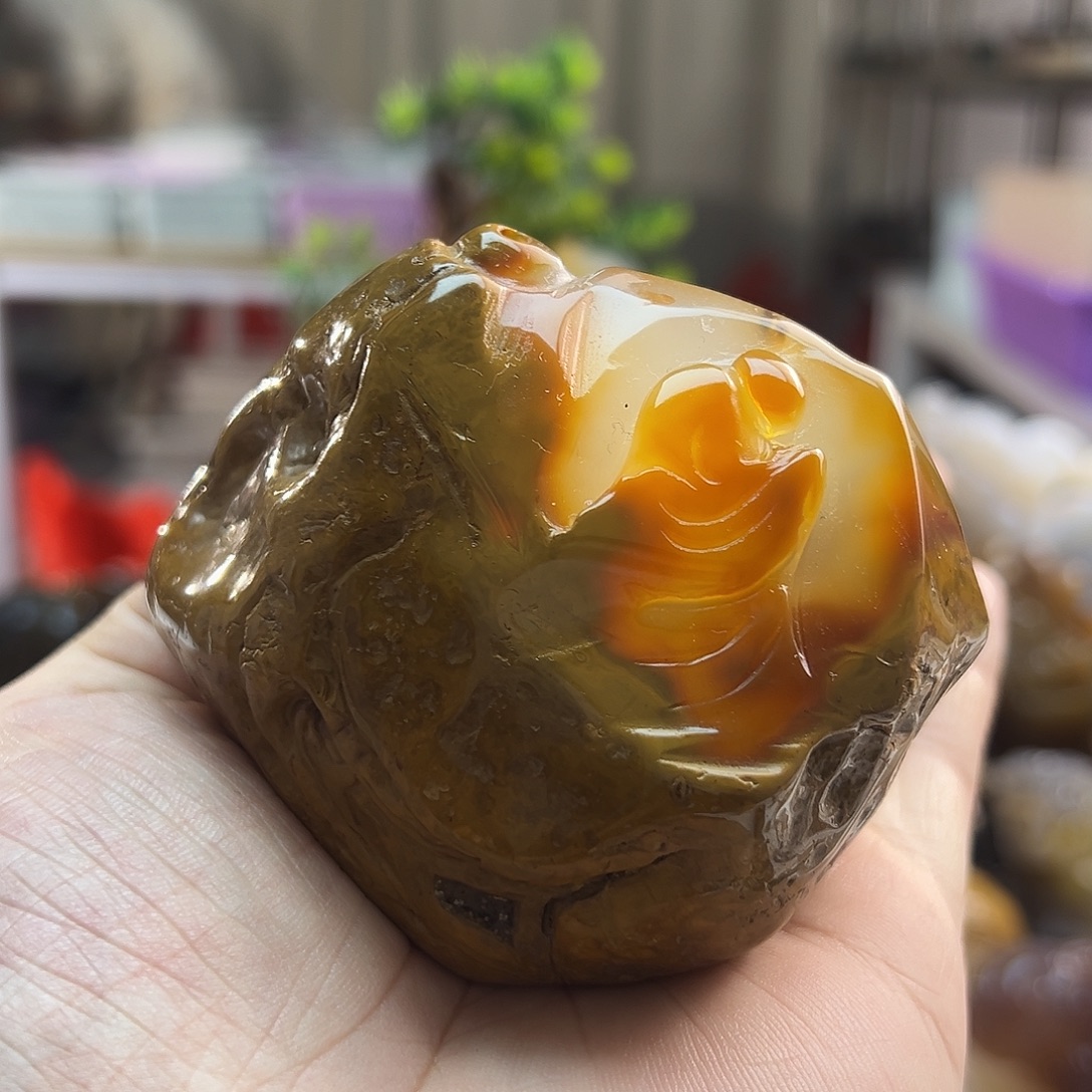 玛瑙/玉髓未镶嵌吊坠(不含链)
