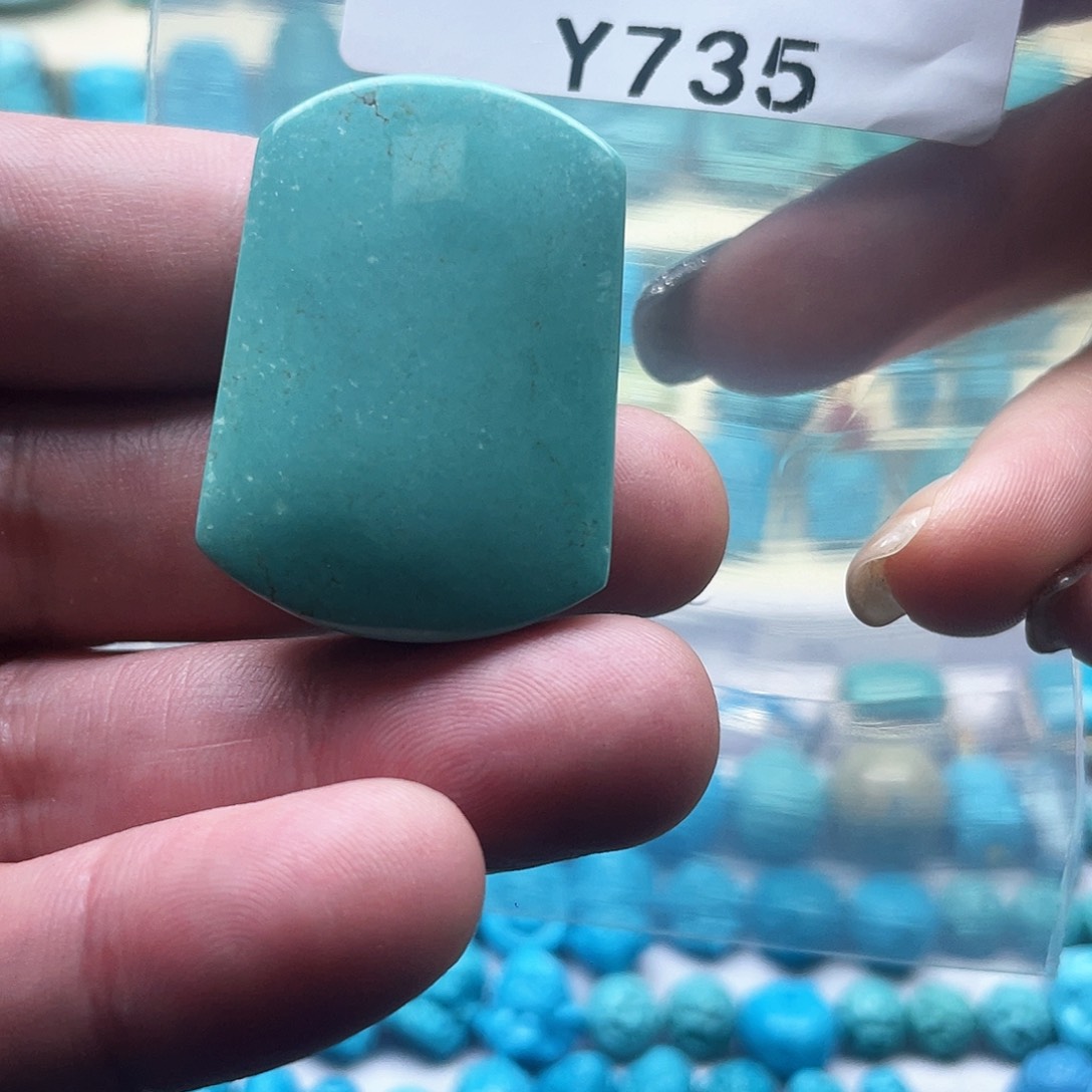 未镶嵌绿松石珠宝奇石别****走