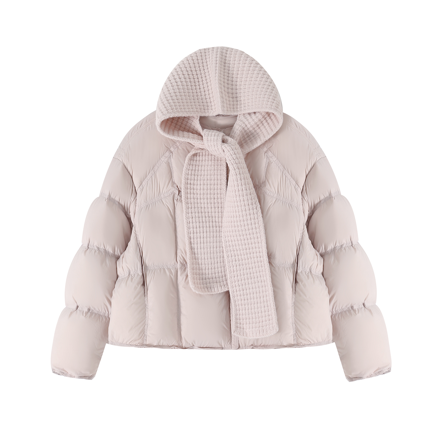 【现货专属】针织帽+短款羽绒服外套宽松显瘦百搭冬季韩版小个子