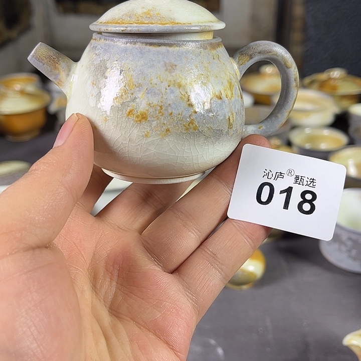 沁庐柴窑古法柴烧全手工茶具