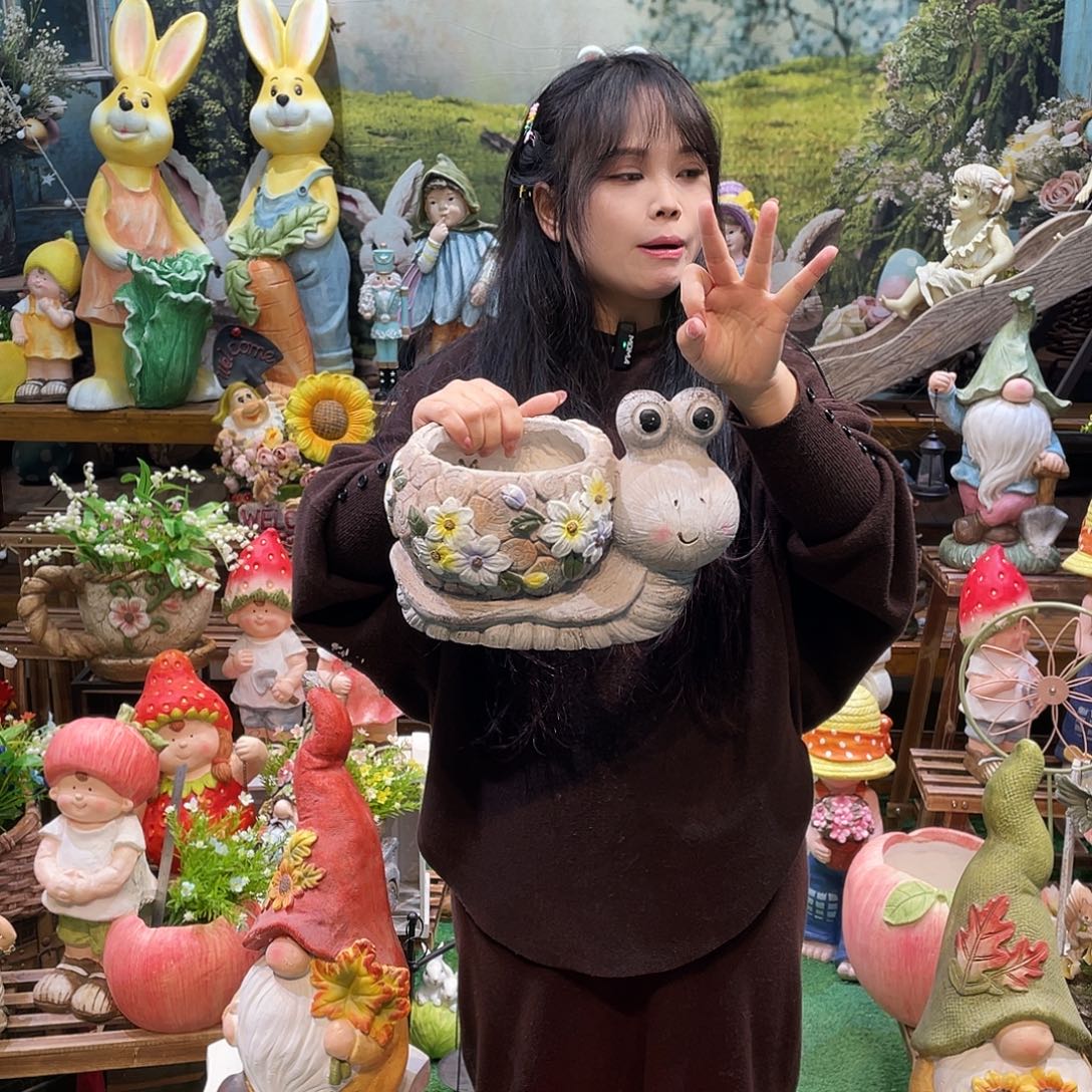 摆件花园摆件红红火火