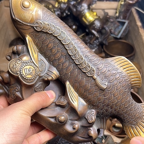 铜制文玩把玩物件