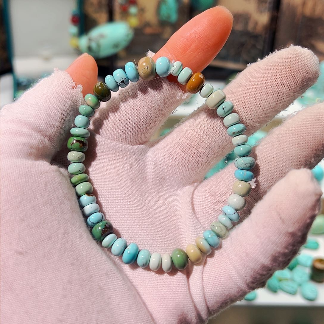 绿松石塔链未镶嵌