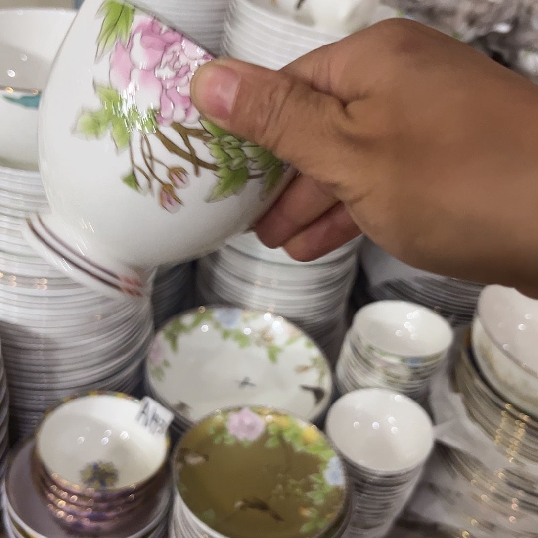 瓷片琴瑟和鸣咖啡杯两个