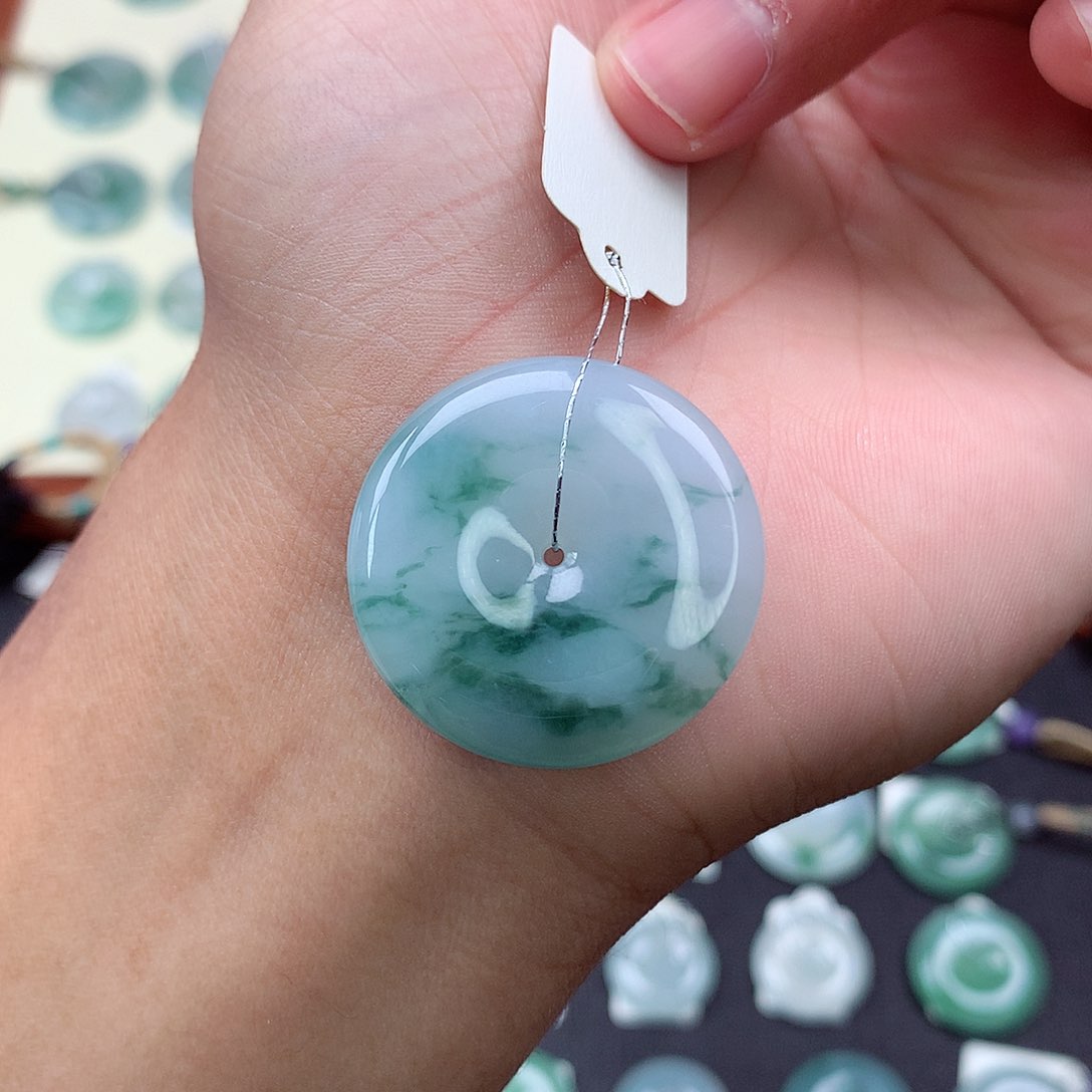 颈饰未镶嵌翡翠10 尺寸29.5-5.7