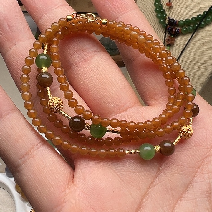 和田玉未镶嵌手链