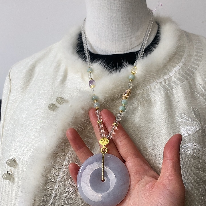 翡翠颈饰未镶嵌吊坠