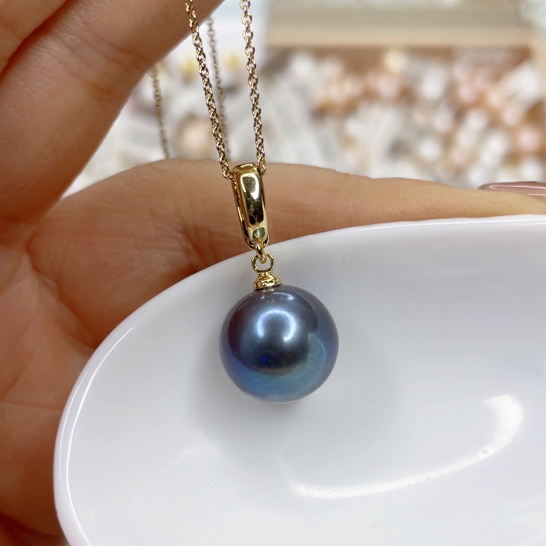 淡水珍珠未镶嵌吊坠(赠链)