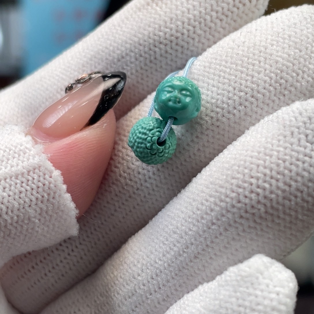 绿松石未镶嵌挂件