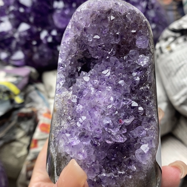 紫晶珠宝半成品未镶嵌