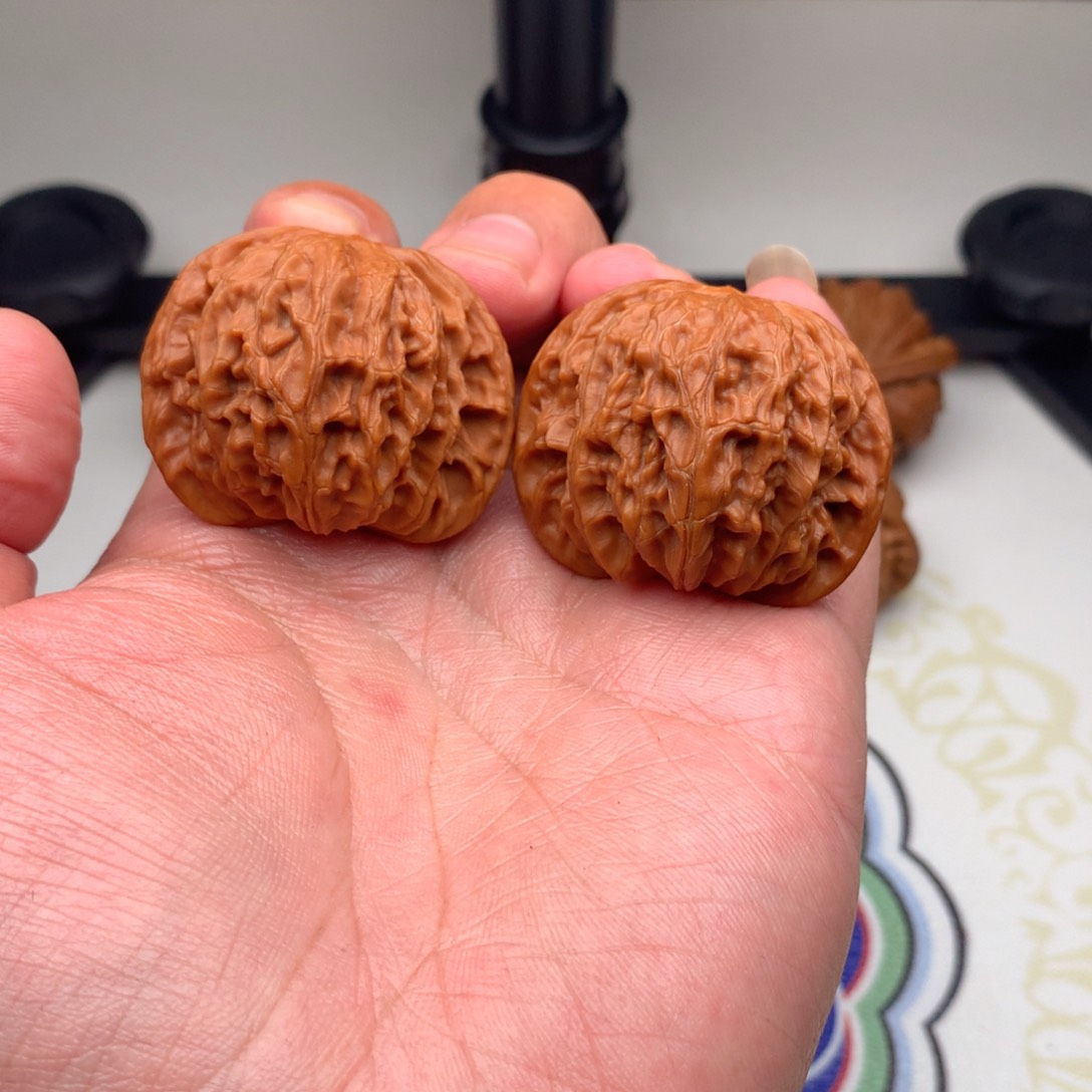 文玩核桃把件高*子磨盘42.5