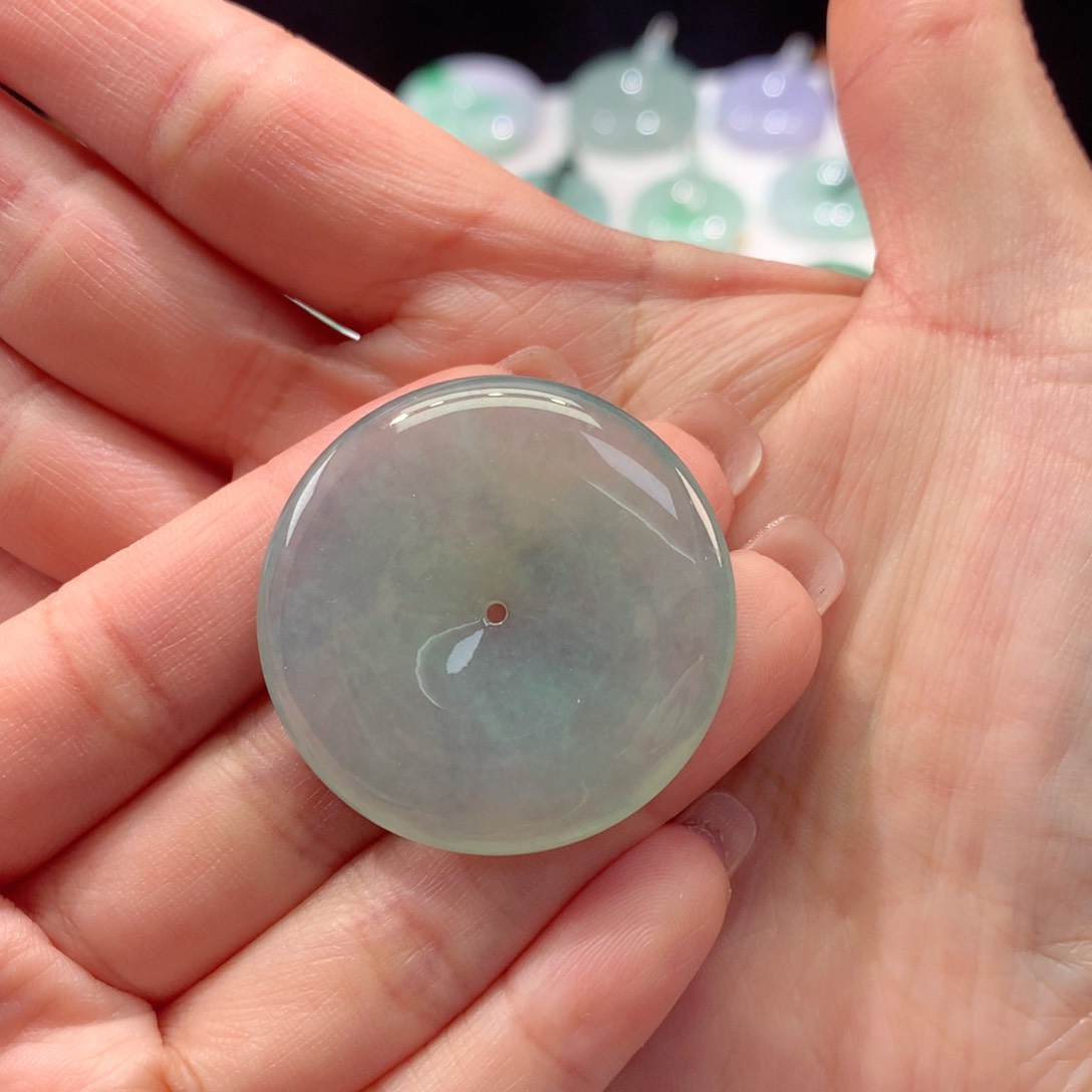 颈饰未镶嵌翡翠85尺寸35.9*5.8