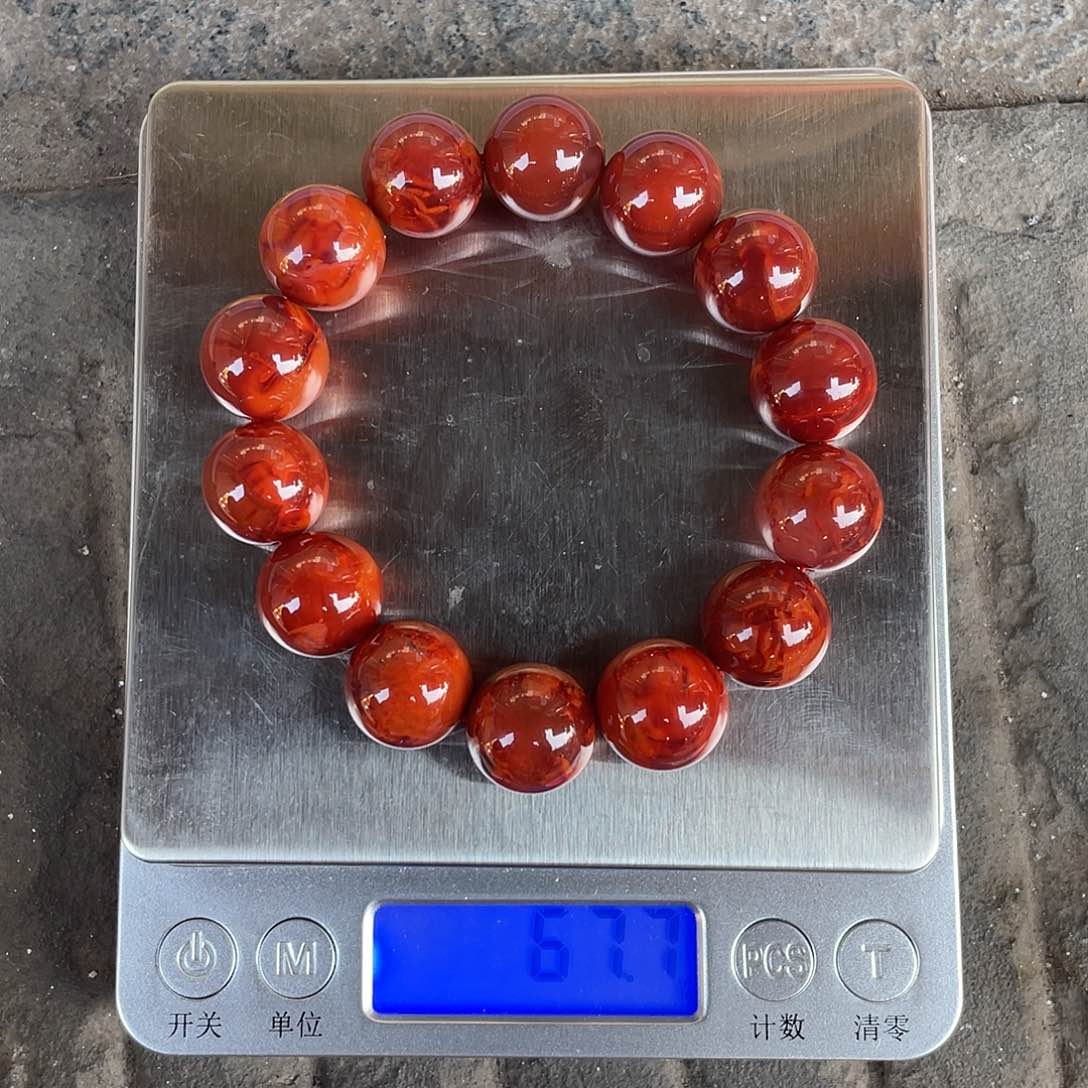 南红玛瑙单圈未镶嵌