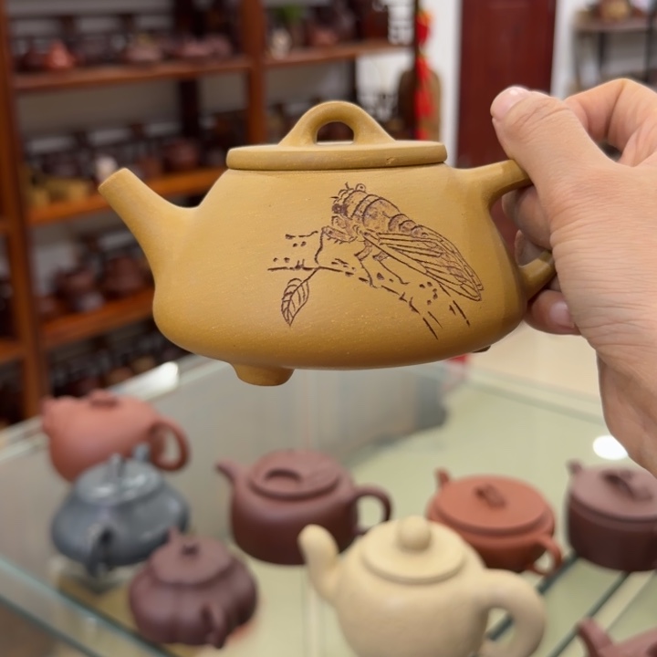 紫砂茶壶宜兴紫砂微瑕