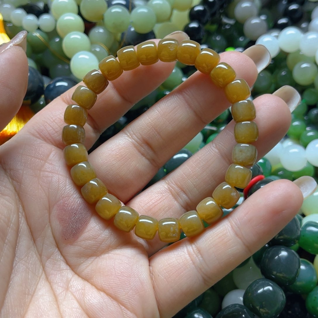 和田玉手链未镶嵌