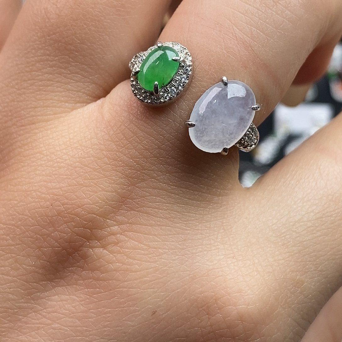 翡翠未镶嵌戒指翡翠