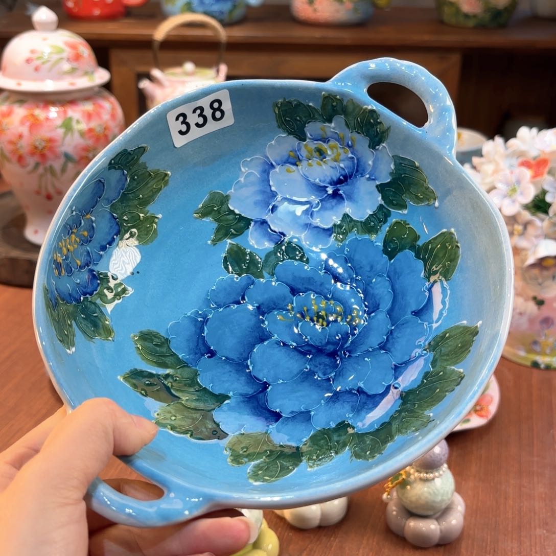 薄**茶景德镇手绘高温釉下彩陶瓷茶具