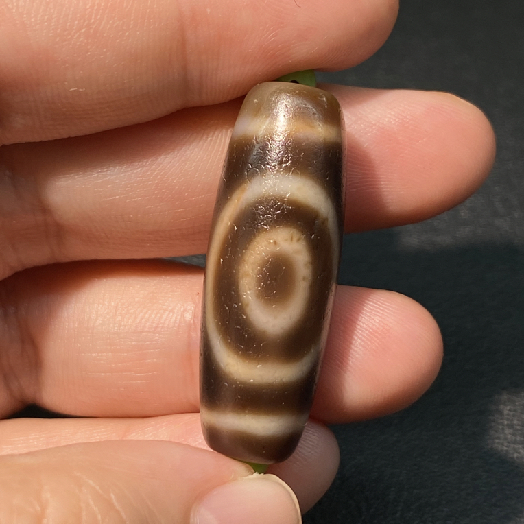 小卢天地天珠带穿绳